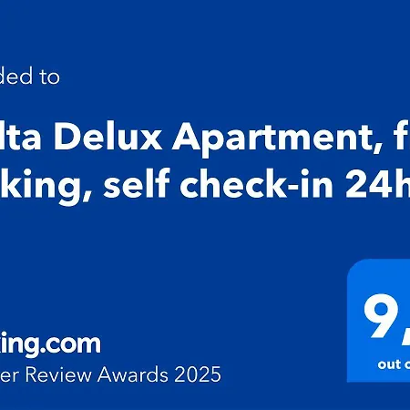 公寓 Malta Delux Apartment, Free Parking, Self Check-in 24h, Air-conditioning